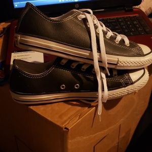 Leather Converse